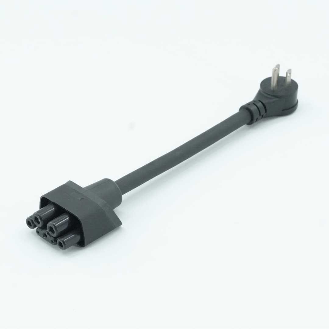 NEMA 5-15P LANVOLT compatible replacement plug adapter